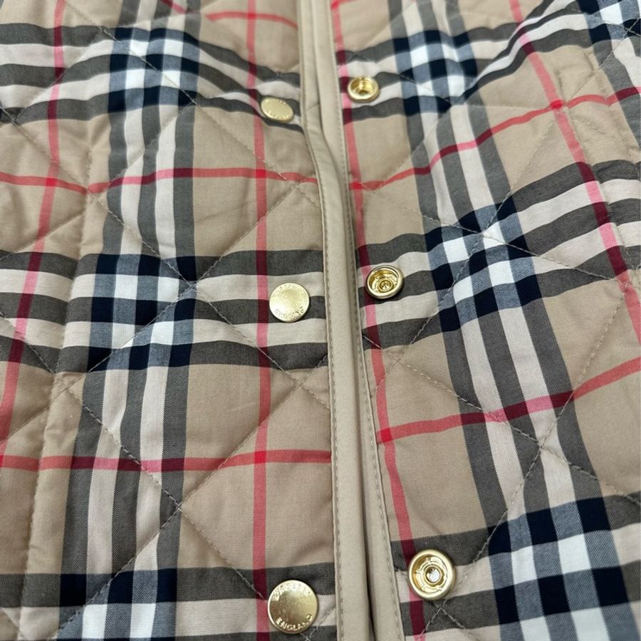 burberry 燈芯絨 翻領 菱格紋 黑科技恆溫 風衣外套 外套 雙面穿 棉外套 夾克 棉外套 防風外套-39