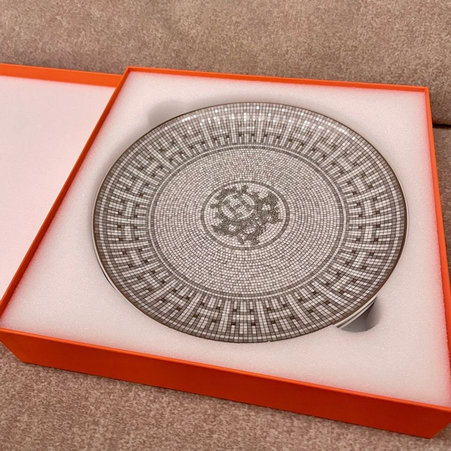 Hermes Ｍosaique au 24 Platinium甜點盤-1