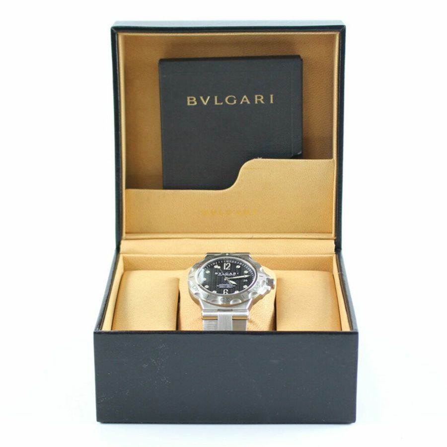 寶格麗 Diagono 潛水錶不鏽鋼 DP42SDS 自動男款 BVLGARI 製造商飾面-9
