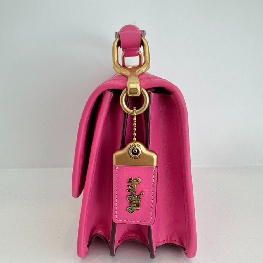 COACH hero C8449 復古金屬馬車LOGO翻蓋三層兩用包-3