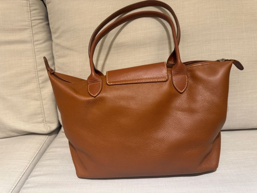 Longchamp Le Pliage 法國包 真皮 牛皮 全新-1