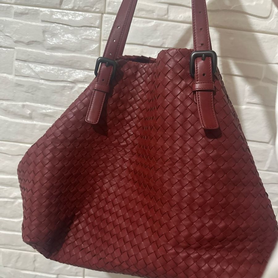 Bottega Veneta 272154 Nappa Tote 大型編織托特包、旅行包-0