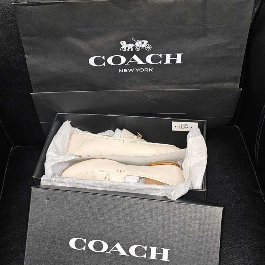 COACH Hannah-白色(樂福鞋)EUR:35.5-15