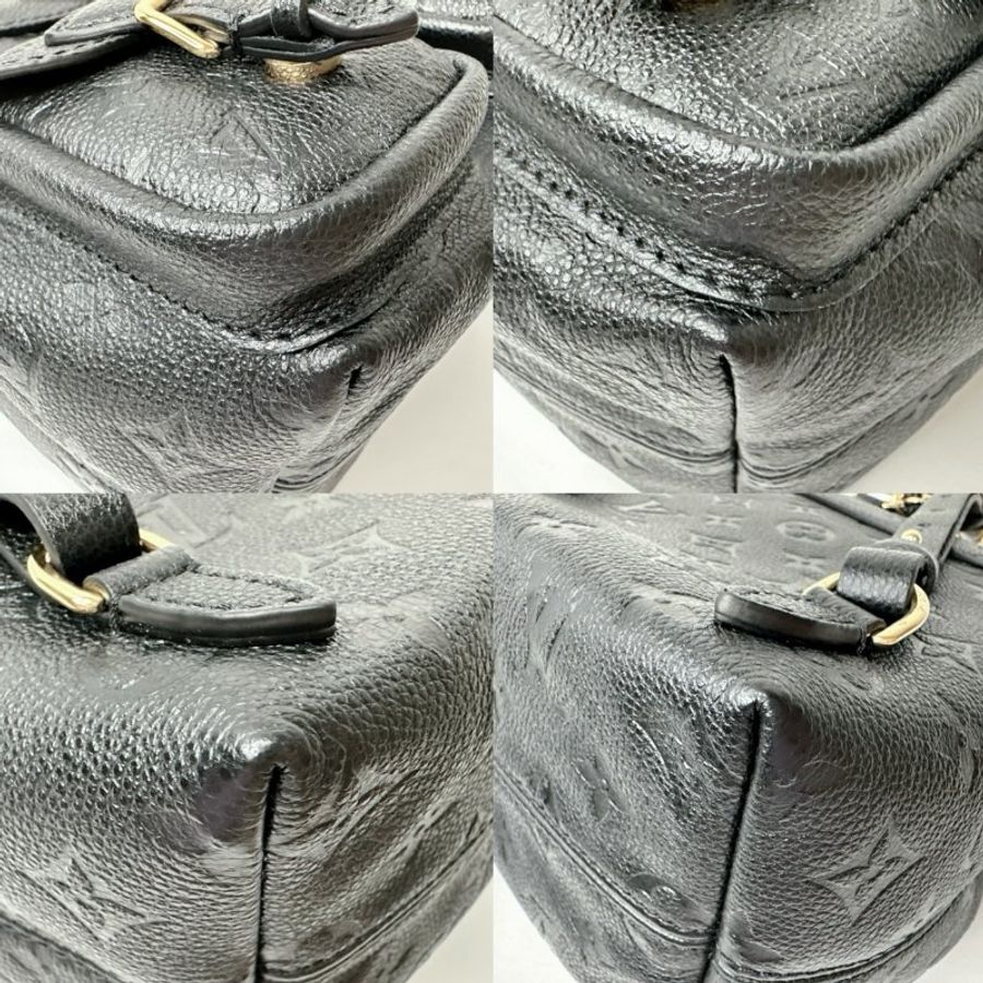 LV Backup黑花壓紋雙肩包-11