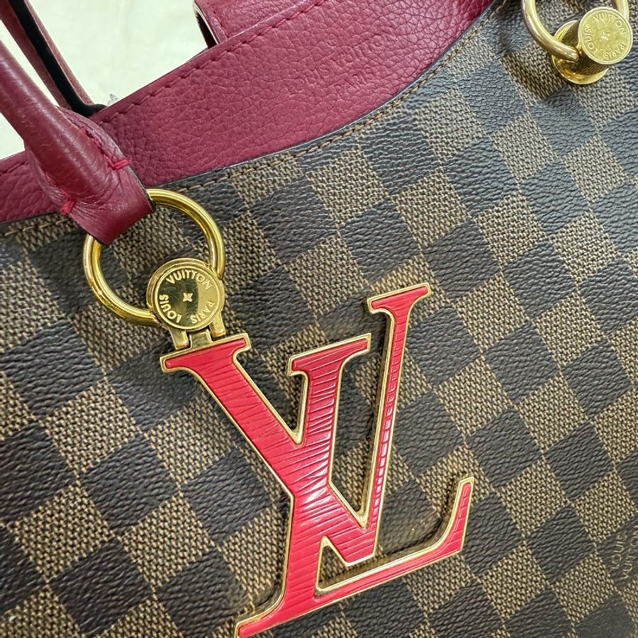 LV DAMIER E BENE 棋盤格 單肩包-9