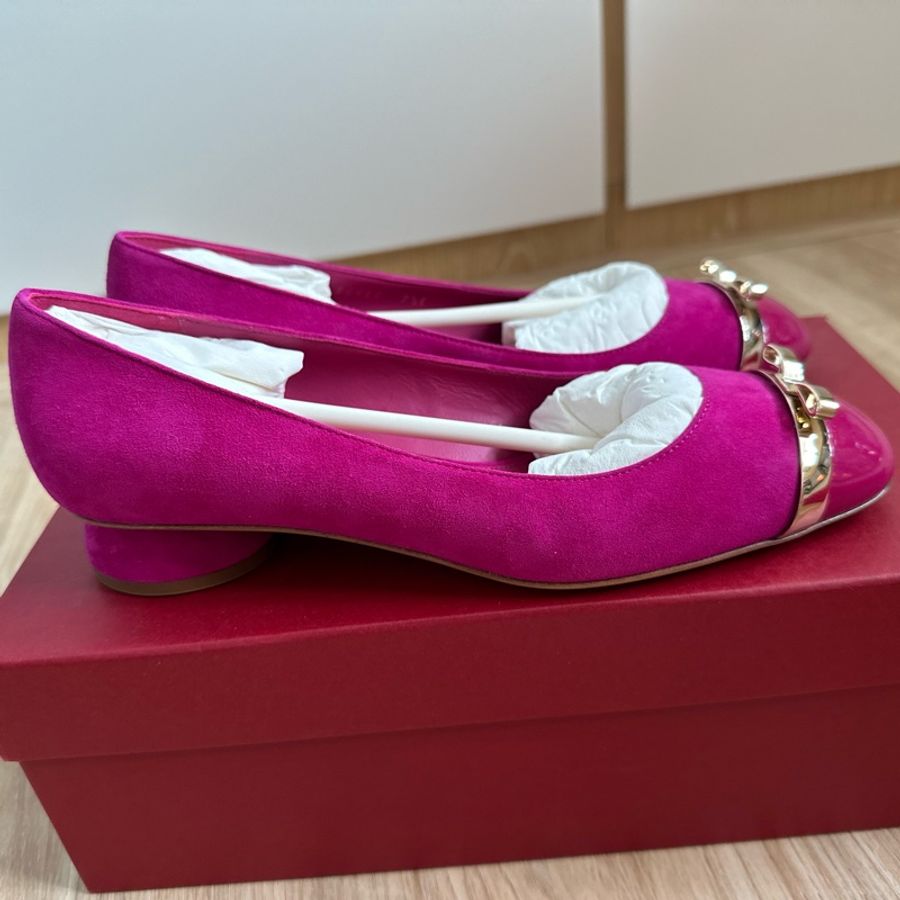 Salvatore Ferragamo Ballet Flat - Fuchsia-1