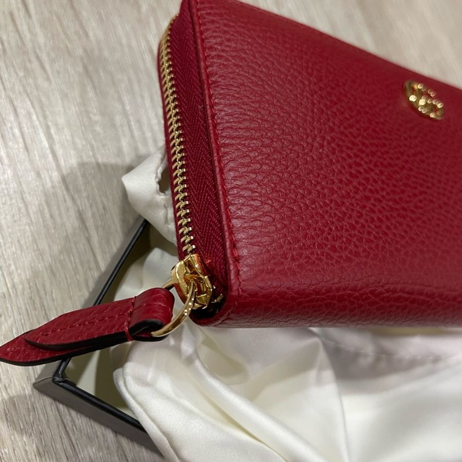 GUCCI 古馳 錢包 長夾 GG Marmont系列 ㄇ字型拉鍊-3
