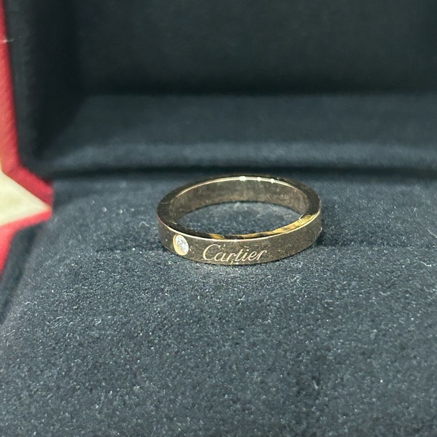 C DE CARTIER婚戒 C de Cartier婚戒 k18 玫瑰金 51號-3