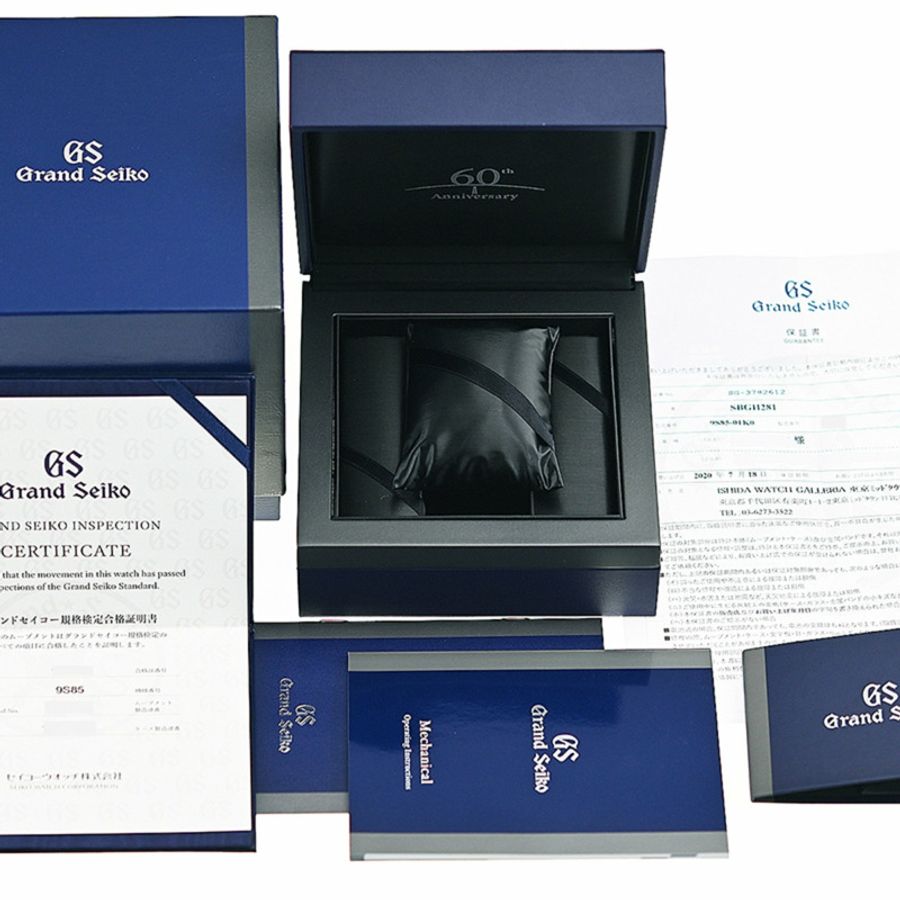 SEIKO Grand Seiko 60 週年限量型號 Heritage Collection 機械高拍 36000 1500 手錶 SBGH281-8