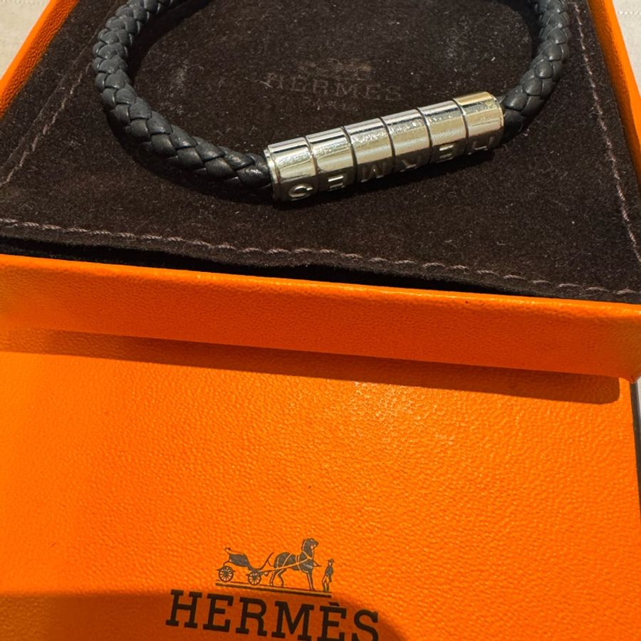 Herme's Goliath Cord Bracelet 編織字母手環-14