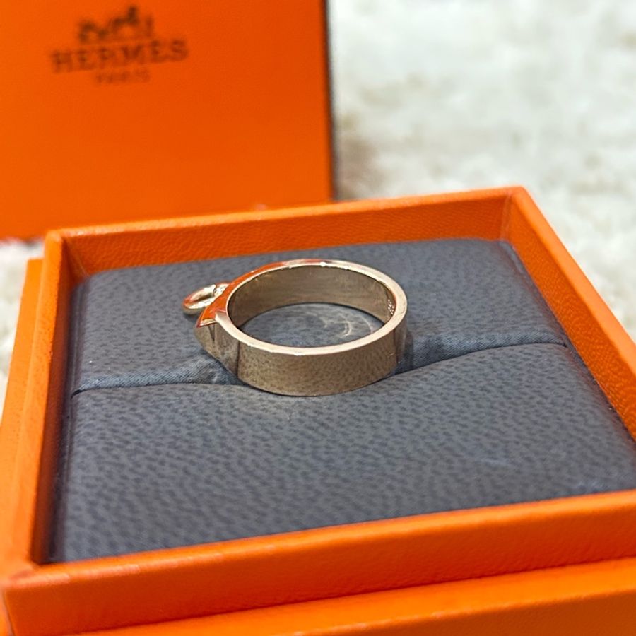 Hermes CDC Collier de chien戒指 k18 玫瑰金 53號-13