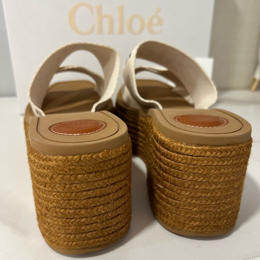 🎀名牌精品全新Chloe Woody 厚底涼鞋-11