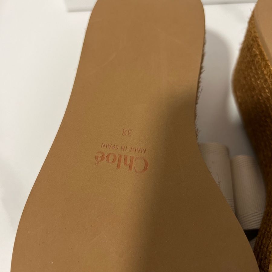 🎀名牌精品全新Chloe Woody 厚底涼鞋-18