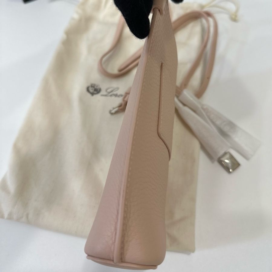 Loropiana LP loro piana 肉粉色 手機包 斜背包 肩背包 廢包 肩背包 手機袋-10