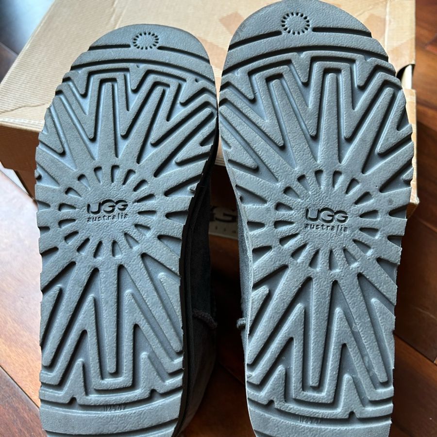 UGG Boots灰色水晶扣裝飾雪靴-4