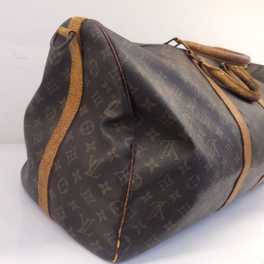 Louis Vuitton Keepall 55 兩用包 行李袋 無背帶-3