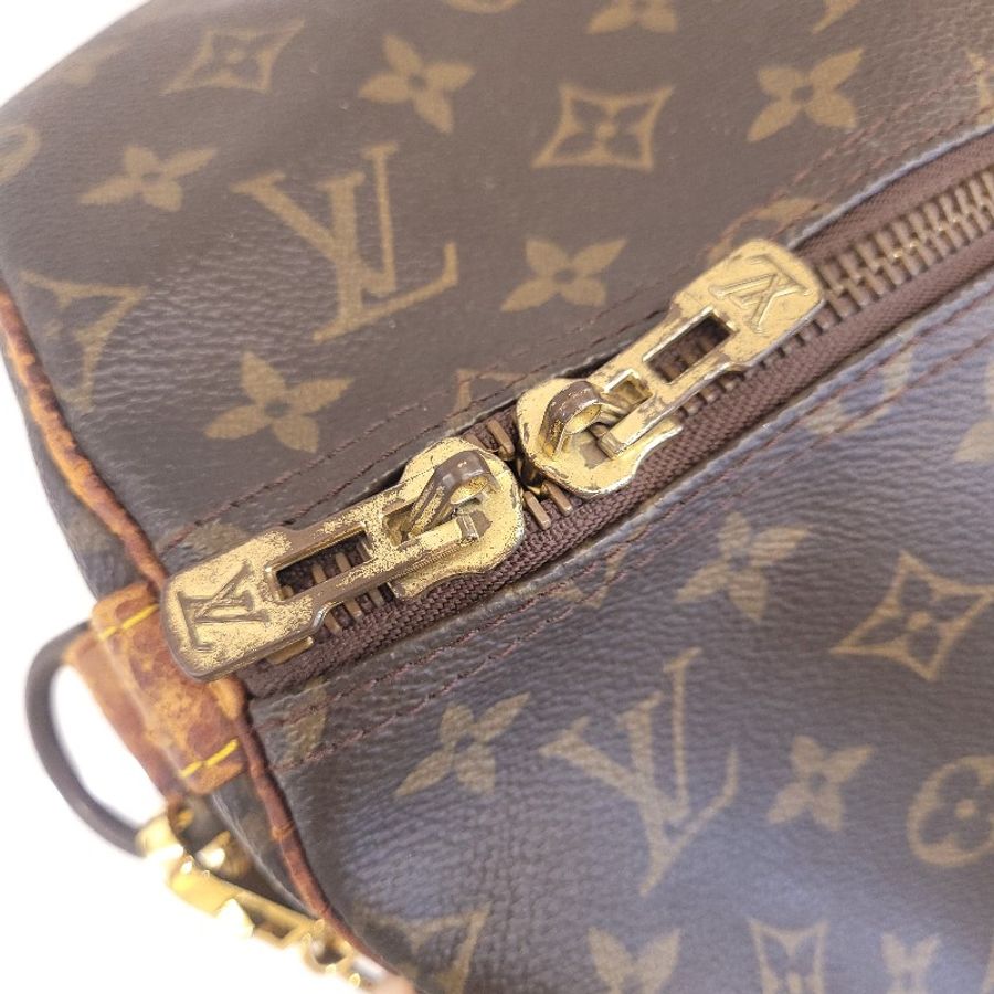 Louis Vuitton Keepall 55 兩用包 行李袋 無背帶-17