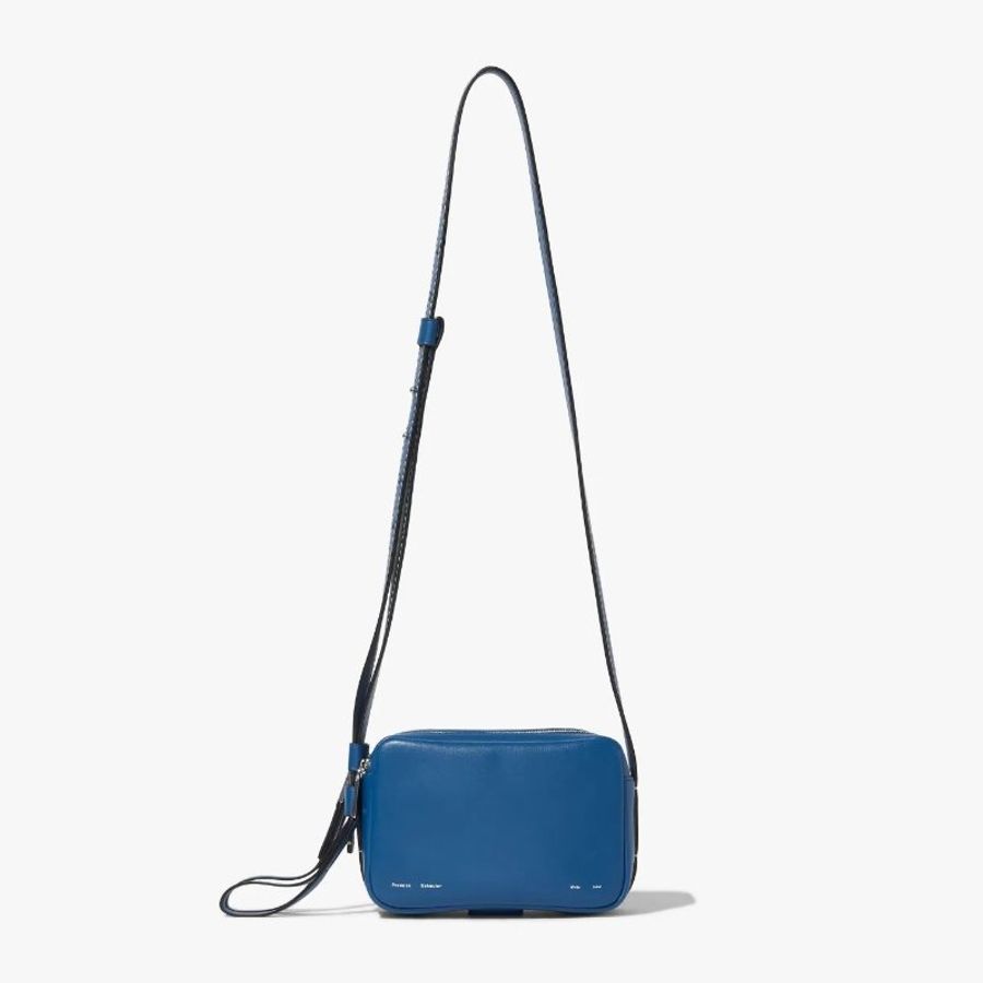 Proenza Schouler WHITE LABEL 超柔軟小牛皮拉鍊式相機包/斜背包(雙色可選)-0