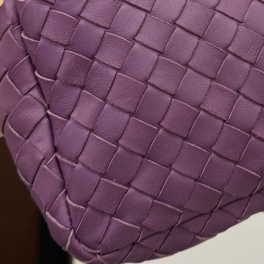 Bottega Veneta Mini 紫 編織 鏈條包 鏈帶包 斜背包 肩背包 手提包 側背包-25