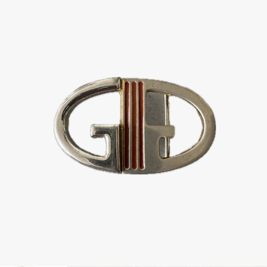 Gucci 復古皮帶扣-0