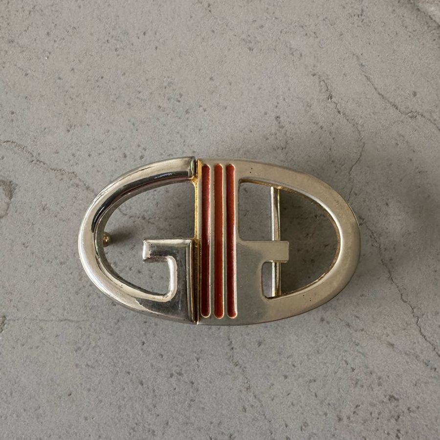 Gucci 復古皮帶扣-1