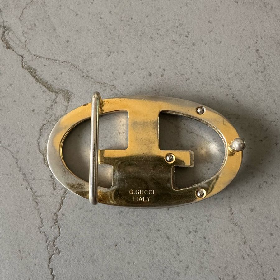 Gucci 復古皮帶扣-6