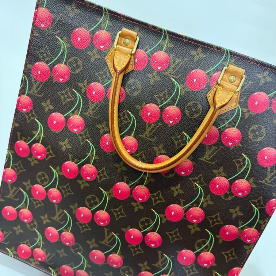 Louis Vuitton x Takashi Murakami Monogram Cerises Sac Plat-11