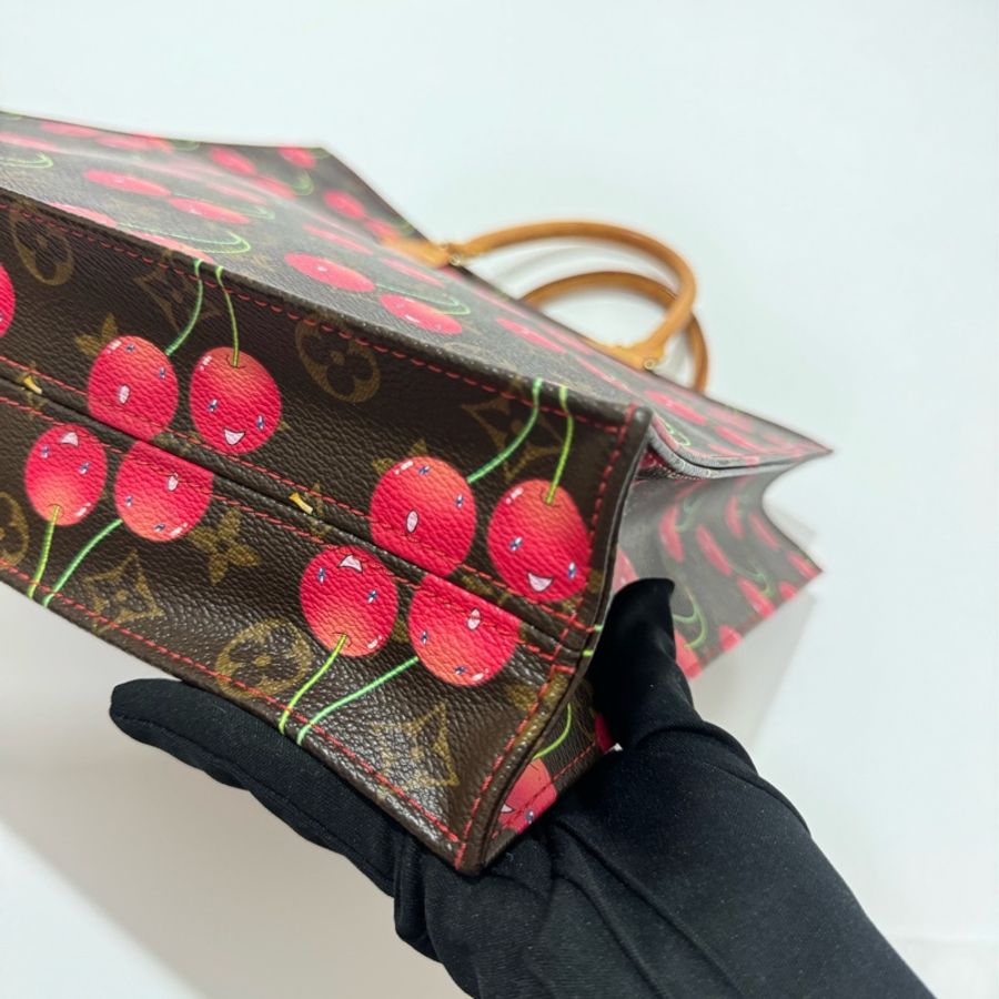 Louis Vuitton x Takashi Murakami Monogram Cerises Sac Plat-14