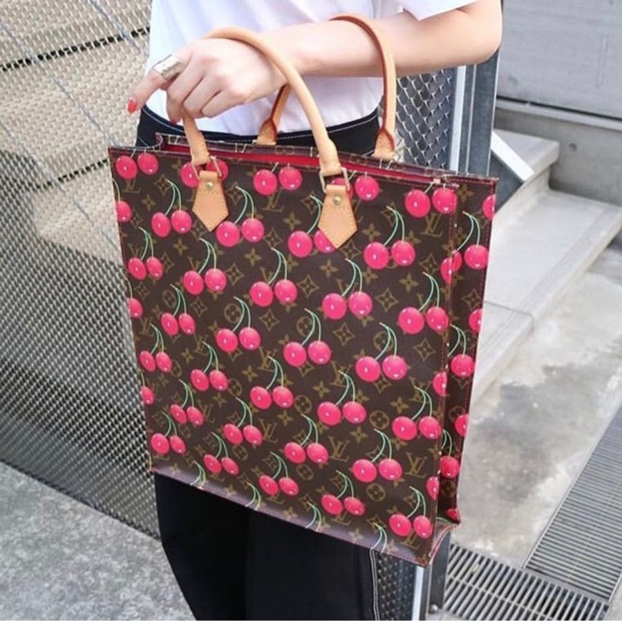 Louis Vuitton x Takashi Murakami Monogram Cerises Sac Plat-5