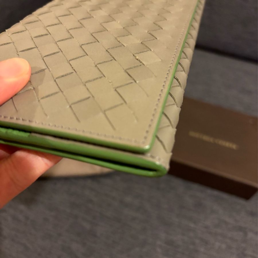 bv 對開長夾 拼色特別-8