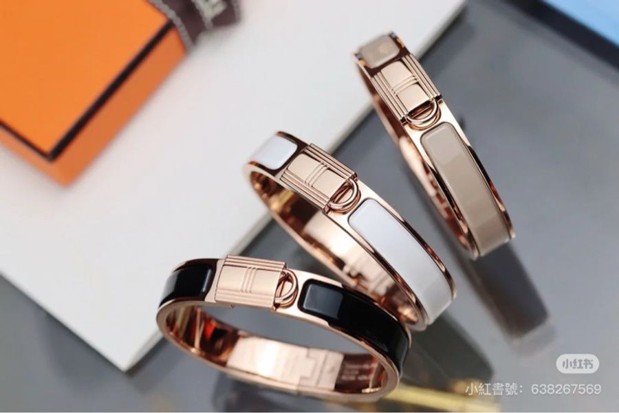 Hermes 愛馬仕 Clic Cadenas 白金 鎖頭 手環 手鐲 手鏈 手飾-2