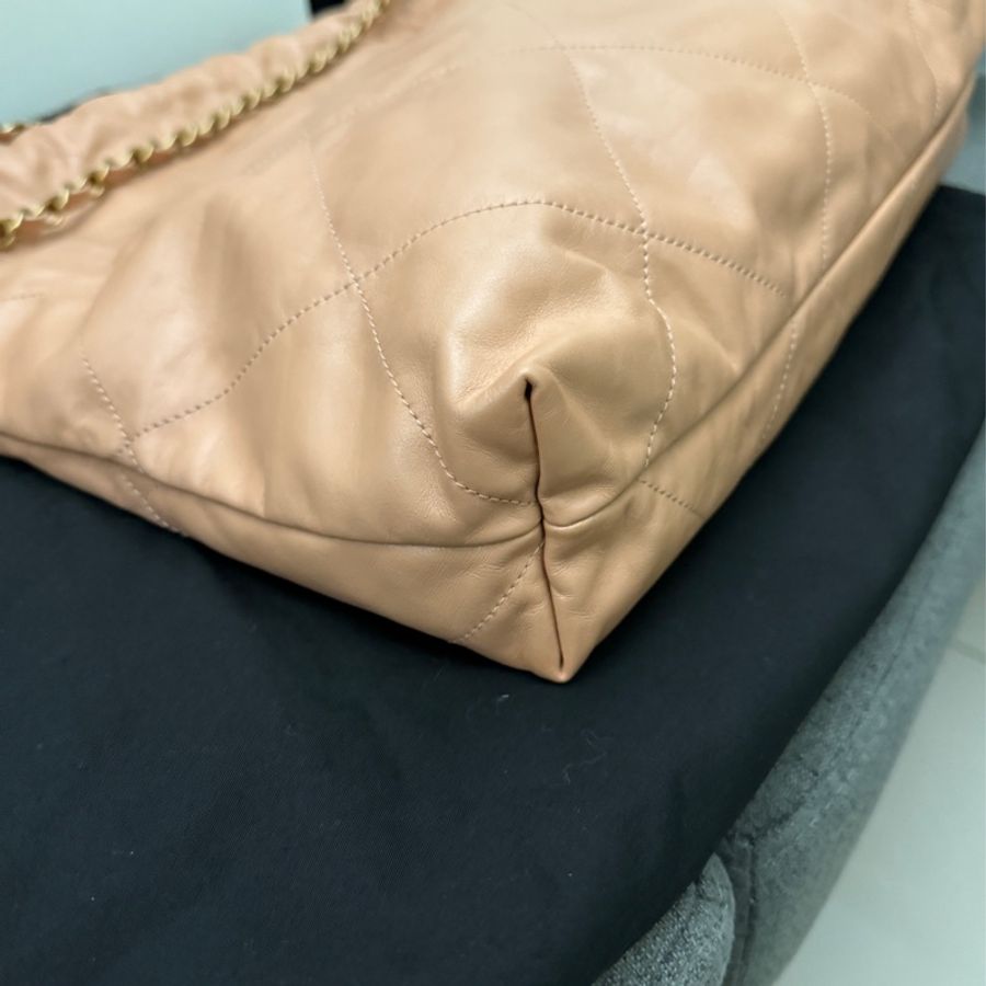 chanel22bag medium 23C 香奈兒垃圾包中號 焦糖色-9