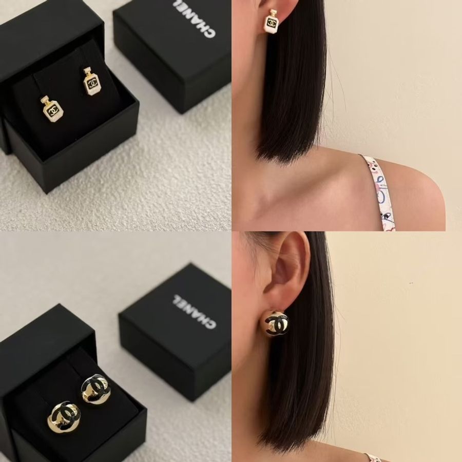 Chanel 全新 現貨 25C 爆款 金球 針式耳環 02-3