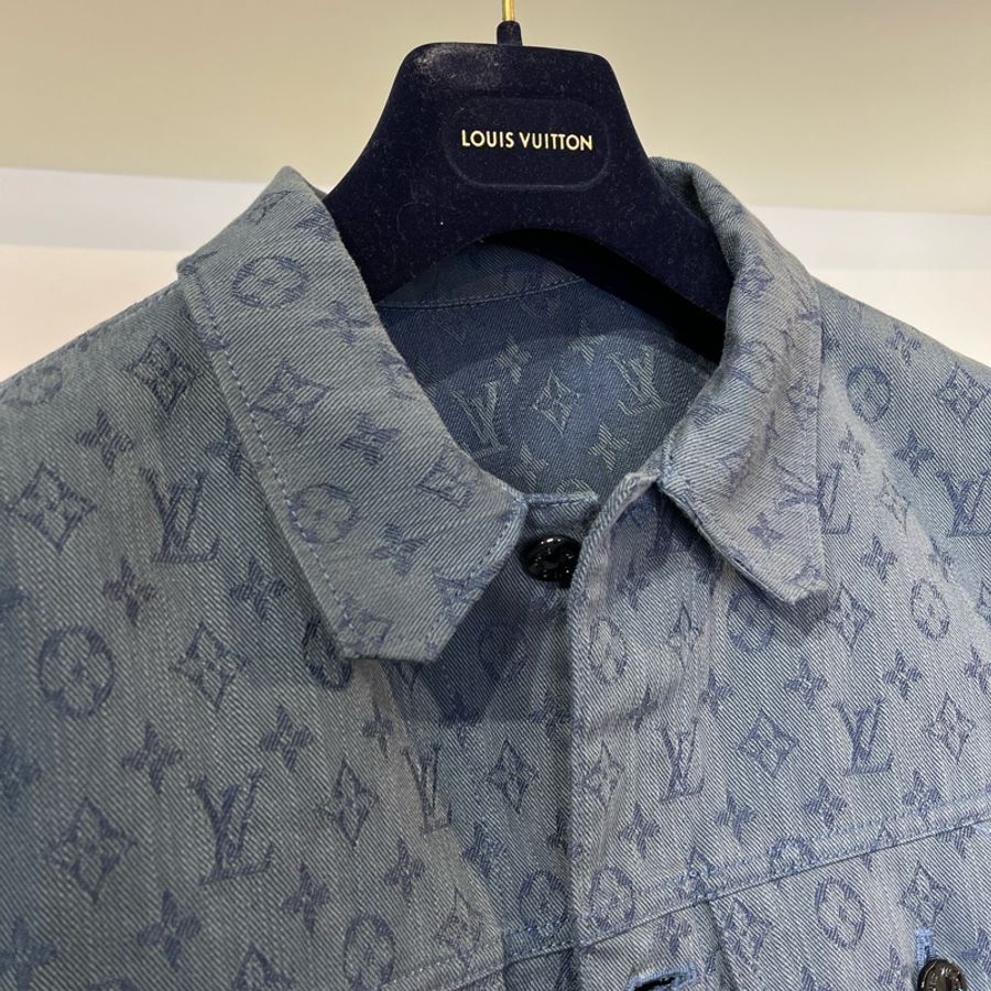 Louis Vuitton 刺繡牛仔外套-9