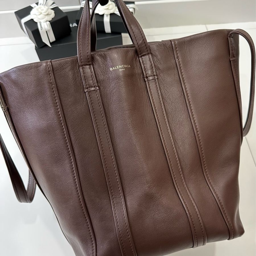 BALENCIAGA 巴黎世家 Everyday 小牛皮 咖啡 托特包 手提包 肩背包 側背包 公事包 電腦包-8