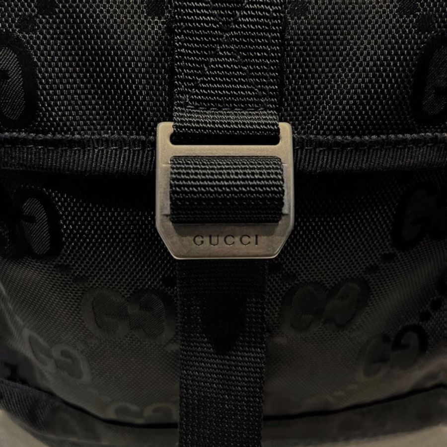 ► GUCCI 🔸Off The Grid🔸經典緹花尼龍休閒後背包-3