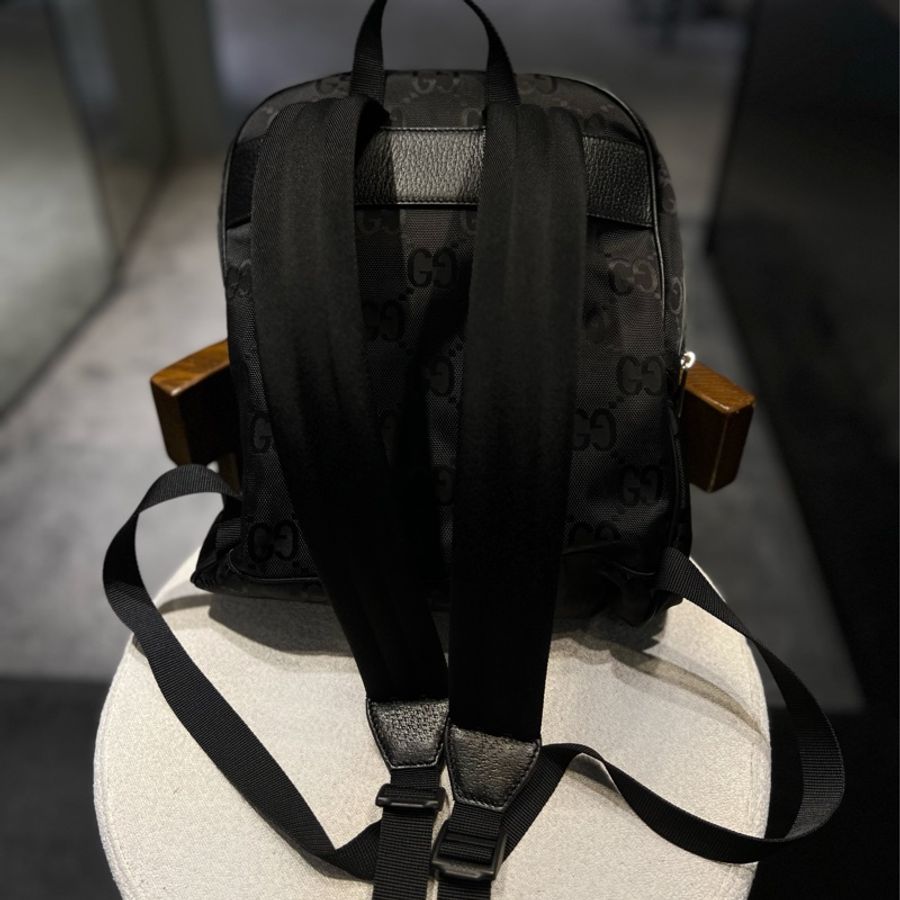 ► GUCCI 🔸Off The Grid🔸經典緹花尼龍休閒後背包-6