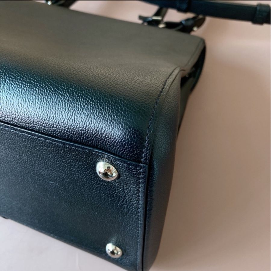 DELVAUX Brillant MM Rodéo Calf Black-9