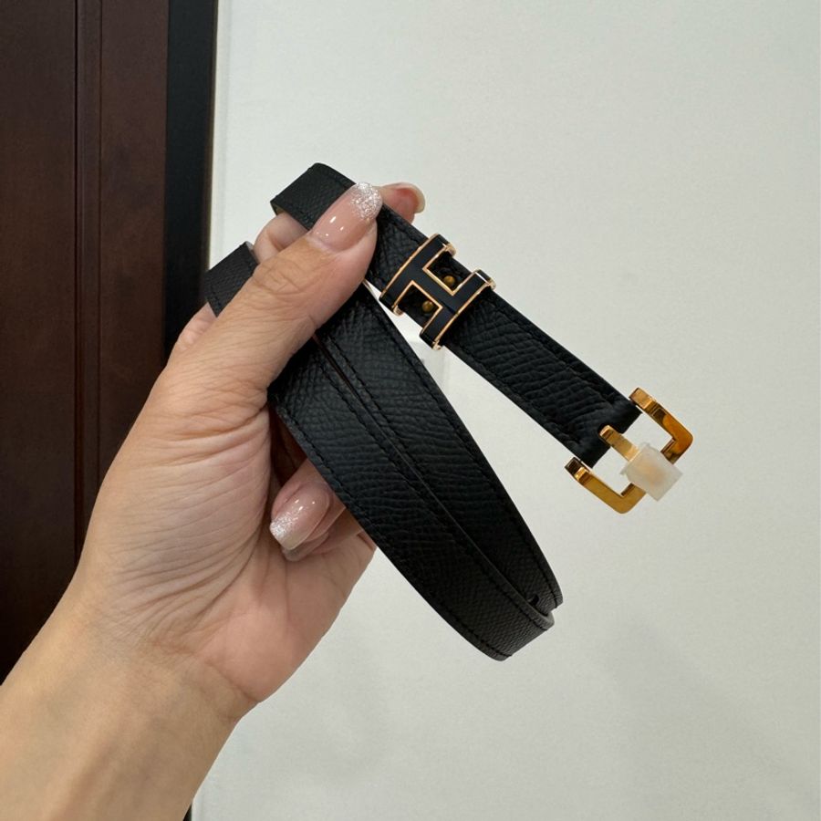 hermes 愛馬仕 Pop H 15 黑金 玫瑰金 腰帶 皮帶 腰封-0