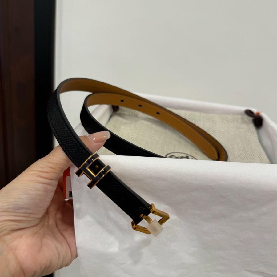 hermes 愛馬仕 Pop H 15 黑金 玫瑰金 腰帶 皮帶 腰封-13