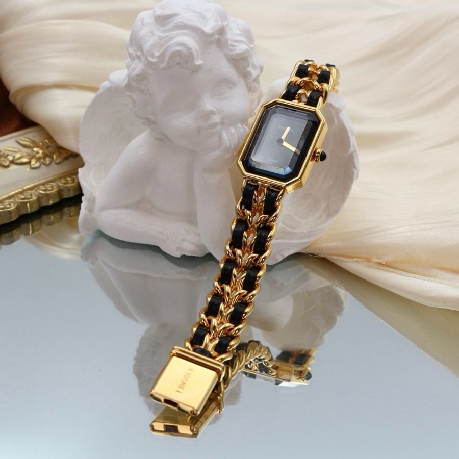 「JL精品代購」 Chanel 香奈兒方糖錶 L號-0