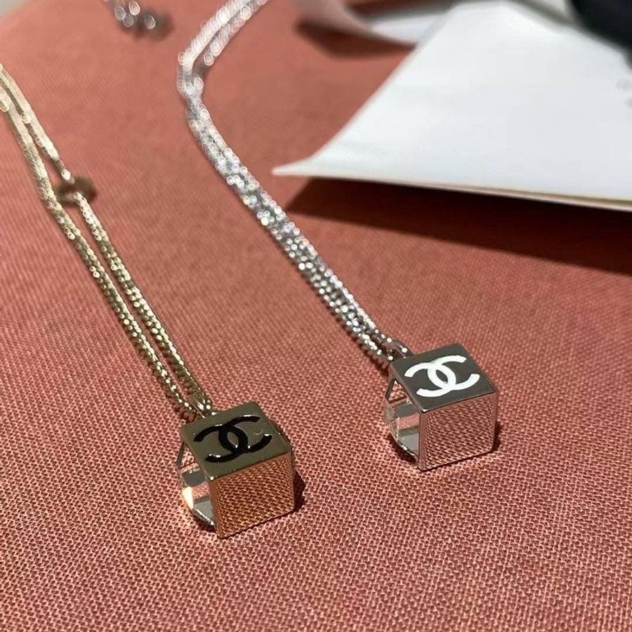 Chanel 25C 黑金小方糖項鍊 爆款必入-6