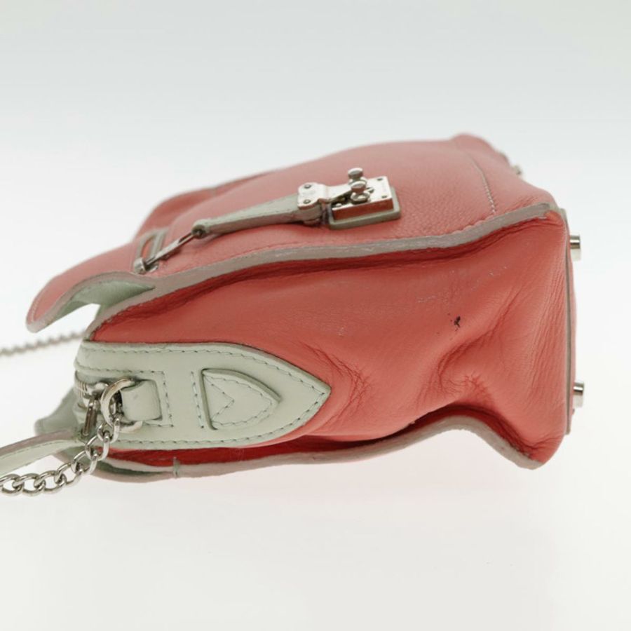 【日本直送】路易威登 Pochette Corail 粉紅皮革單肩包 M94181 LV Auth bs18764-2