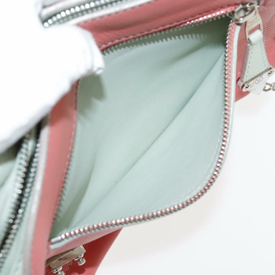 【日本直送】路易威登 Pochette Corail 粉紅皮革單肩包 M94181 LV Auth bs18764-24