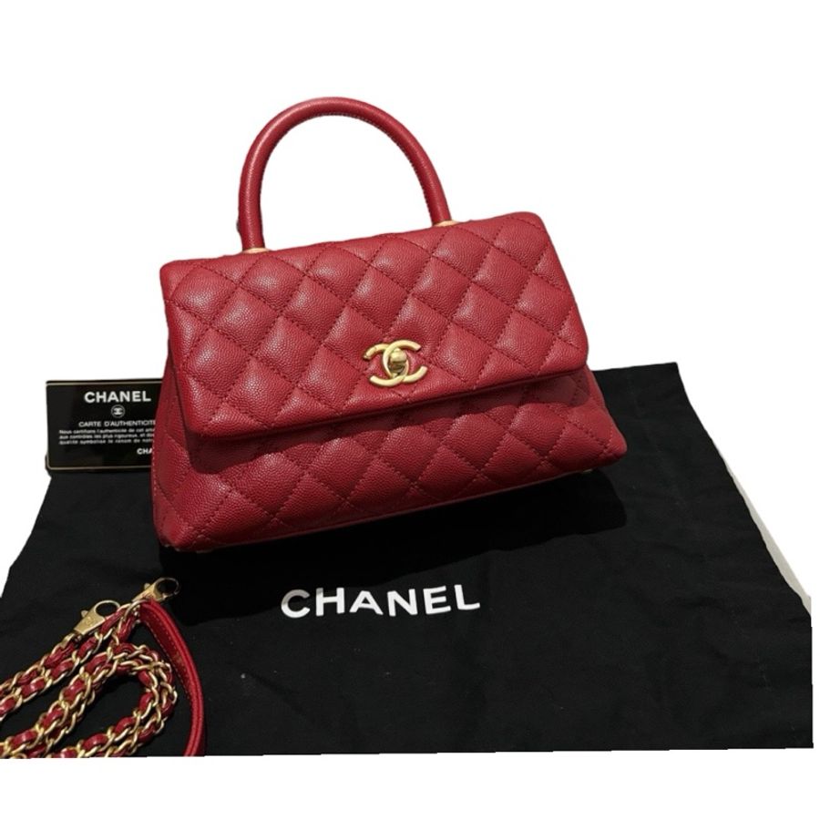 Chanel Caviar cocohandel-1