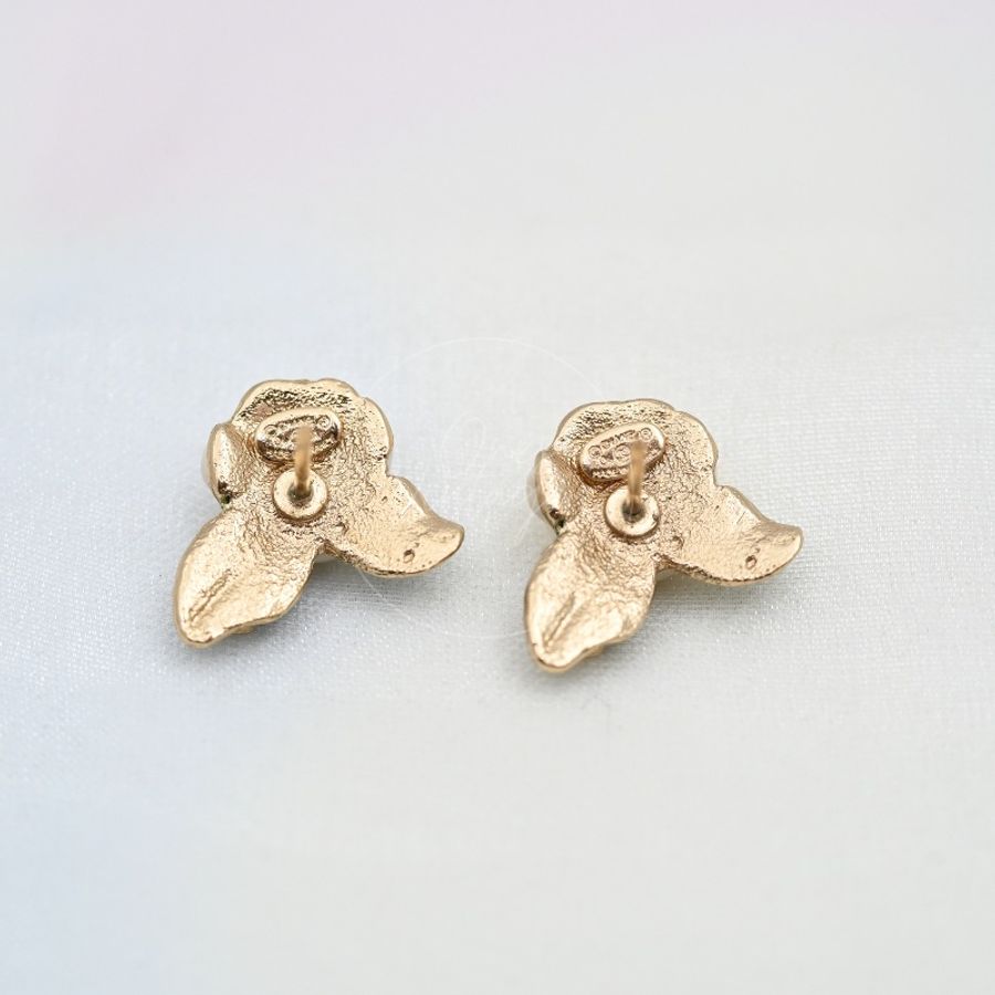 [Pre-owned] Chanel Camellia Earrings-8