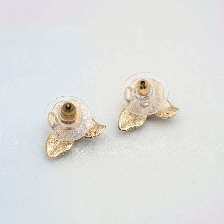 [Pre-owned] Chanel Camellia Earrings-16