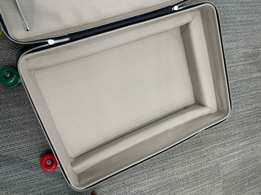 Hermes 愛馬士 suitcase 行李箱 黑色布+皮-9