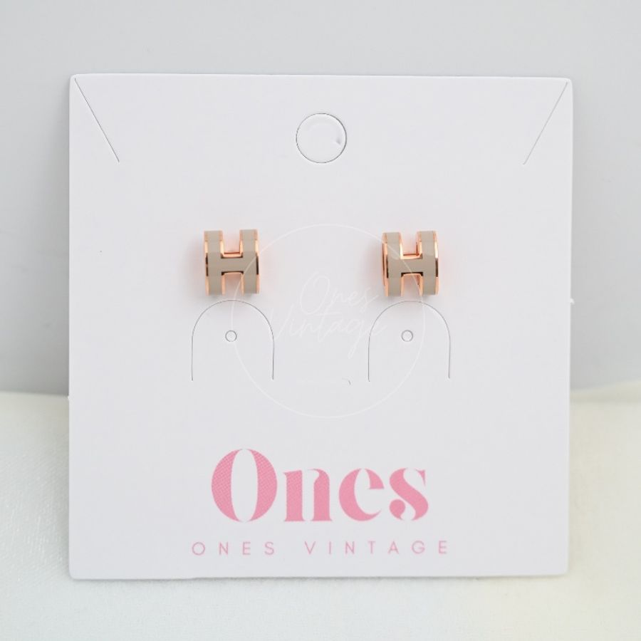 [Brand New] Hermes Mini Pop H Earrings-7