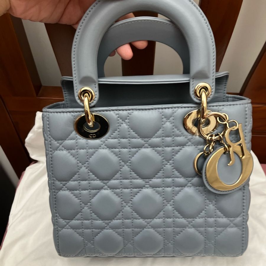 Dior 寶寶藍 手提 肩背包-5